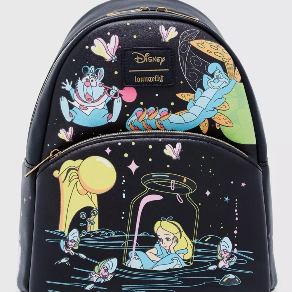 Disney Loungefly Alice in Wonderland Backpack